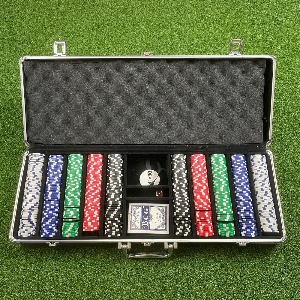 BCG Poker Chip Set with Aluminum Carrying Case